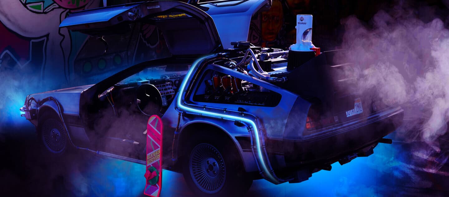 Back To The Future Delorean hire UK Worldwide