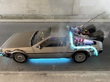 Delorean Time Machine Side View