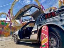 Delorean Time Machine at Adventure Island
